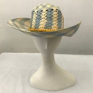 Tartan Straw Hat